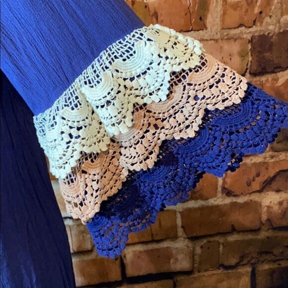 Umgee Blue Boho Dress - Picture 5 of 6